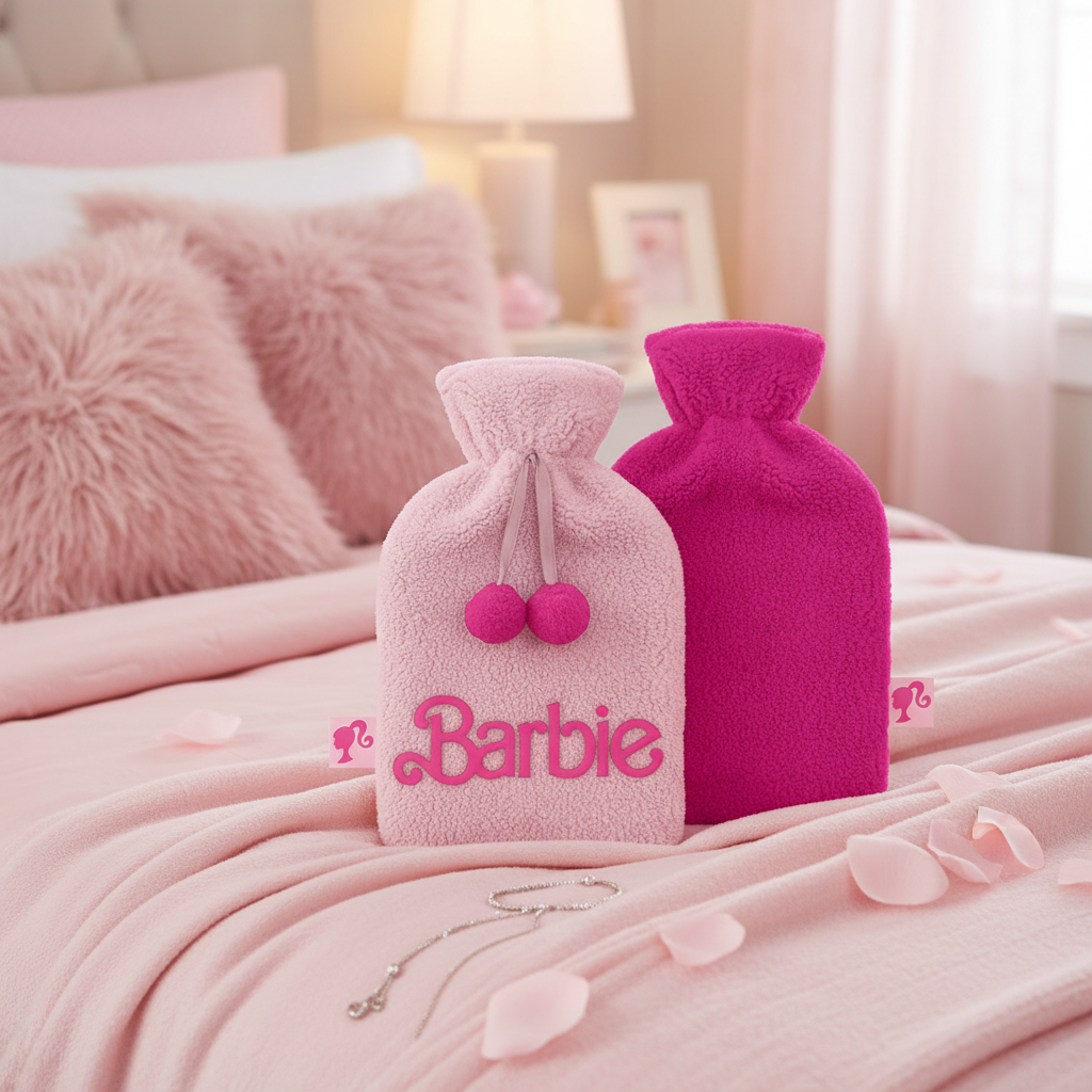 Bouillotte Peluche & Brodée Barbie - Logo
