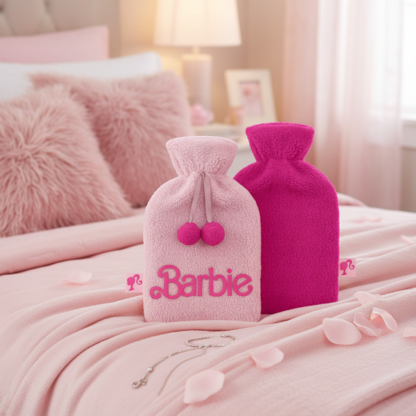 Bouillotte Peluche & Brodée Barbie - Logo