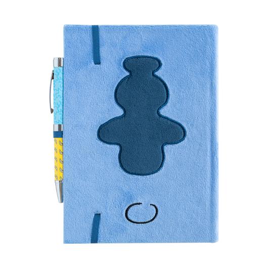 Cuaderno peludo de Lilo y Stitch + bolígrafo proyector - Stitch