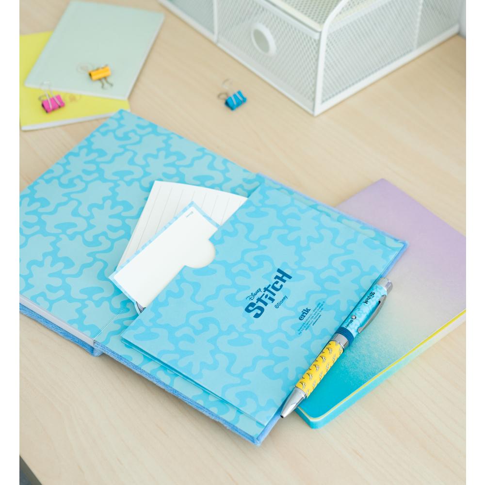 Carnet  Fourrure + Stylo Projecteur Lilo & Stitch - Stitch