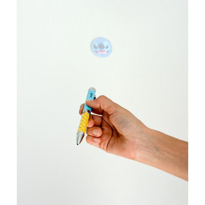 Carnet  Fourrure + Stylo Projecteur Lilo & Stitch - Stitch