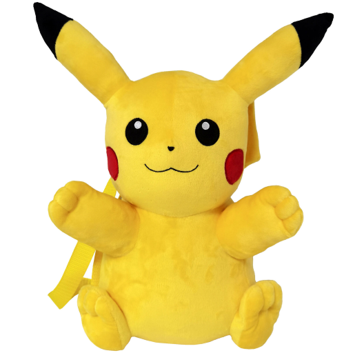 Mochila de peluche mini Pokémon - Pikachu