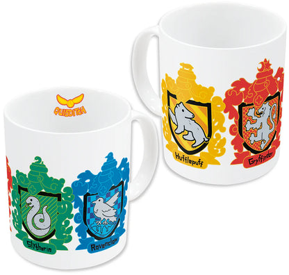 Taza de Harry Potter - Casas de Hogwarts