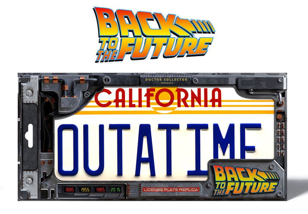 Back to the Future License Plate - Outatime 