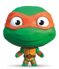 TORTUGAS NINJA - Miguel Ángel - Figura Elastikorps 10cm