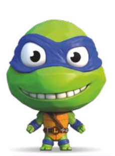 LES TORTUES NINJAS Leonardo Figurine Elastikorps 16cm