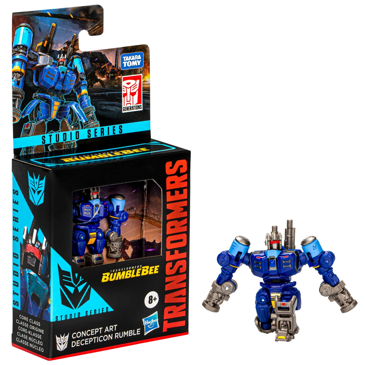 Transformers Generations Studio Series Origem Transformers: Arte Conceptual do Bumblebee Decepticon Rumble