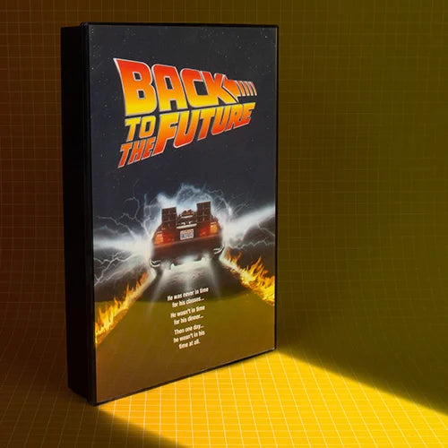 Back to the Future Luminous Poster - Burning Rubber 