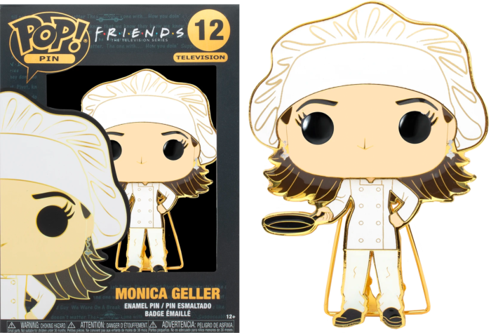 FRIENDS Pop Large Enamel Pin N° 12 Monica Chef