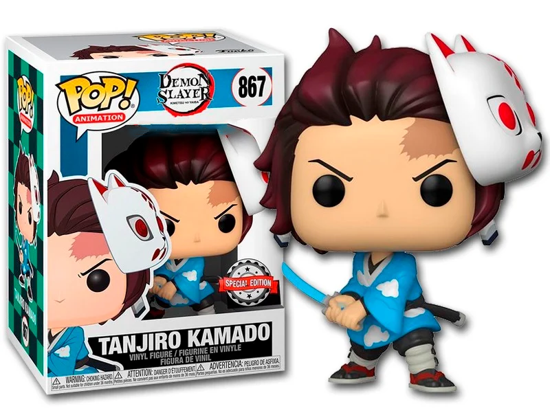 Pop! Tanjiro Kamado com Máscara