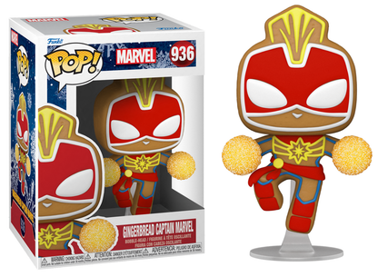 pop gingerbread captain marvel 936