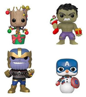 Pop! Marvel Happy Holiday 4 PACK (SE)
