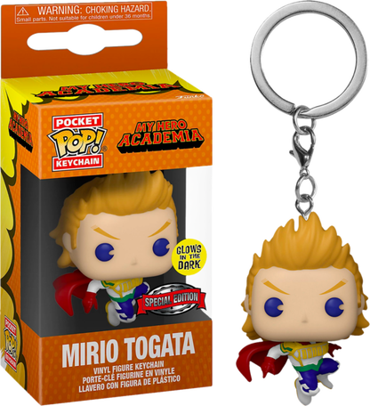 MY HERO ACADEMIA POP Pocket Keychain Mirio Togata "GITD" S.E.