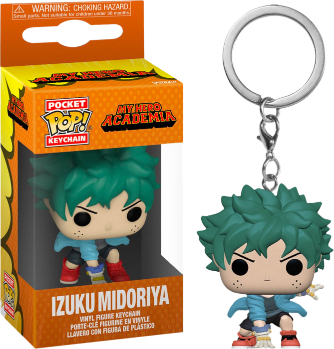 Porta-chaves Pop! Deku com Luvas