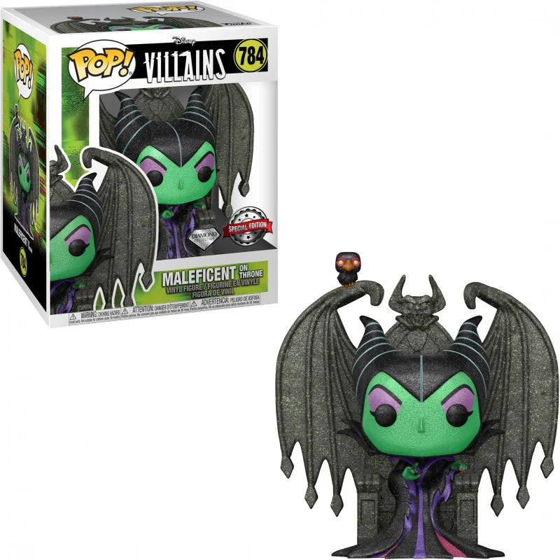 Pop! Deluxe Maléfica no Trono (Diamante)