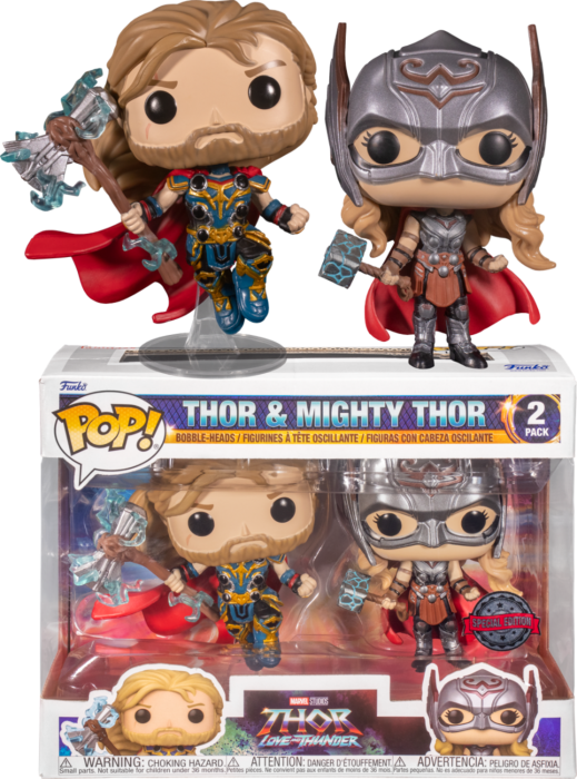 Pop!: Thor y Mighty Thor (paquete de 2)