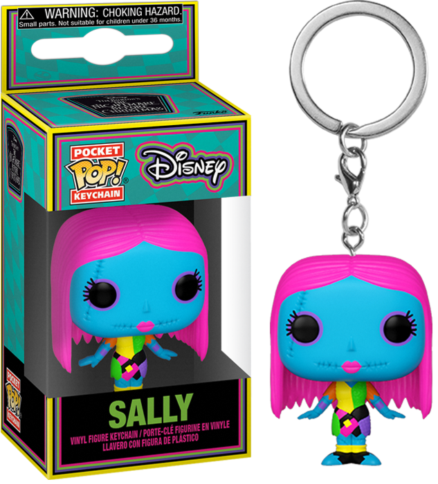 Pop! Keychain Sally (Black Light) 