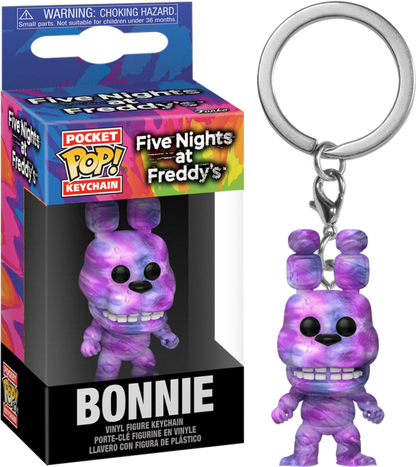 FNAF Pocket Pop Keychains TieDye Bonnie