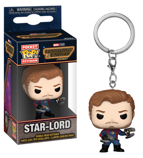 LES GARDIENS DE LA GALAXIE 3 Pocket Pop Keychains Star-Lord