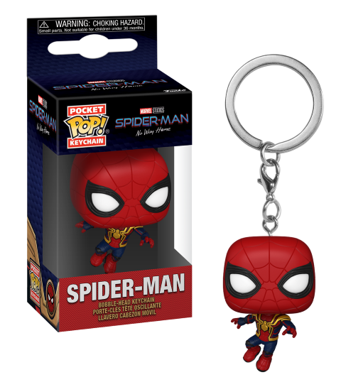 pop keychain spider man leaping sm1