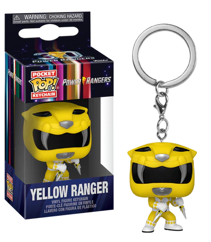 Pop! Sleutelhanger Gele Ranger 