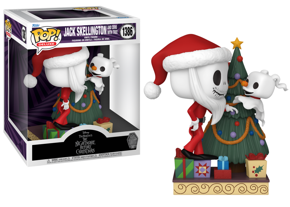 Pop! Deluxe Jack & Zero com Árvore de Natal 