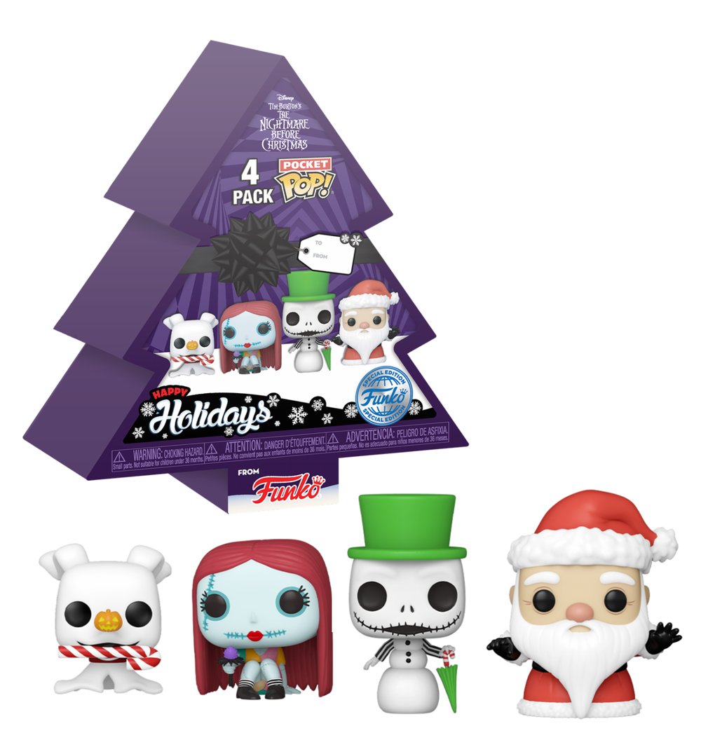 NBX - Pocket Pop! 4-pack - Kerstboom