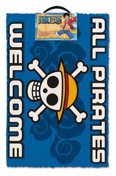 Deurmat van One Piece - Alle piraten welkom 