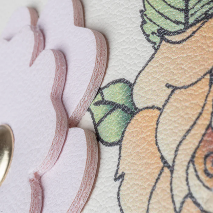 Harry Potter Wallet - Deathly Hallows Floral