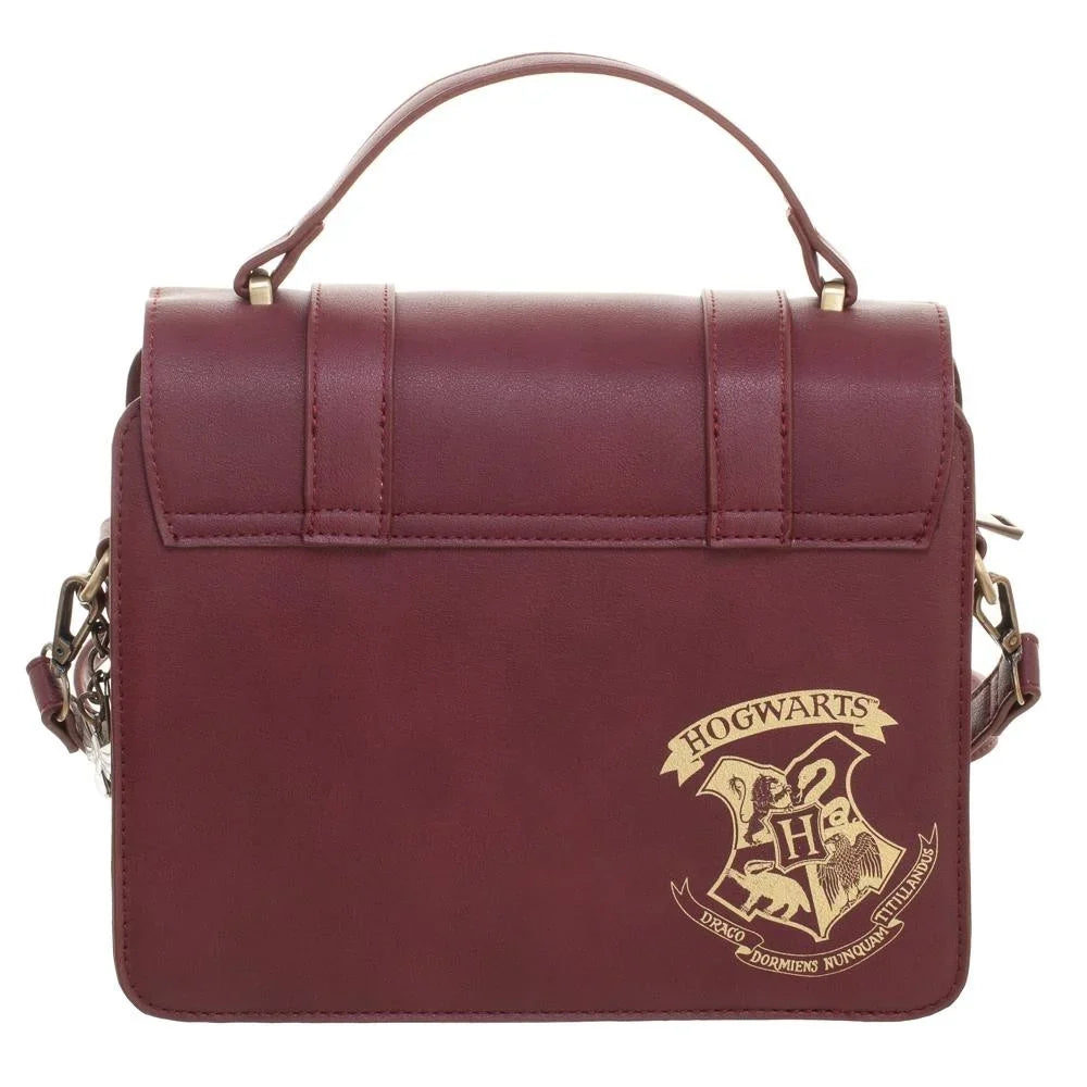 Bolso tipo cartera con dijes de Harry Potter - Hogwarts