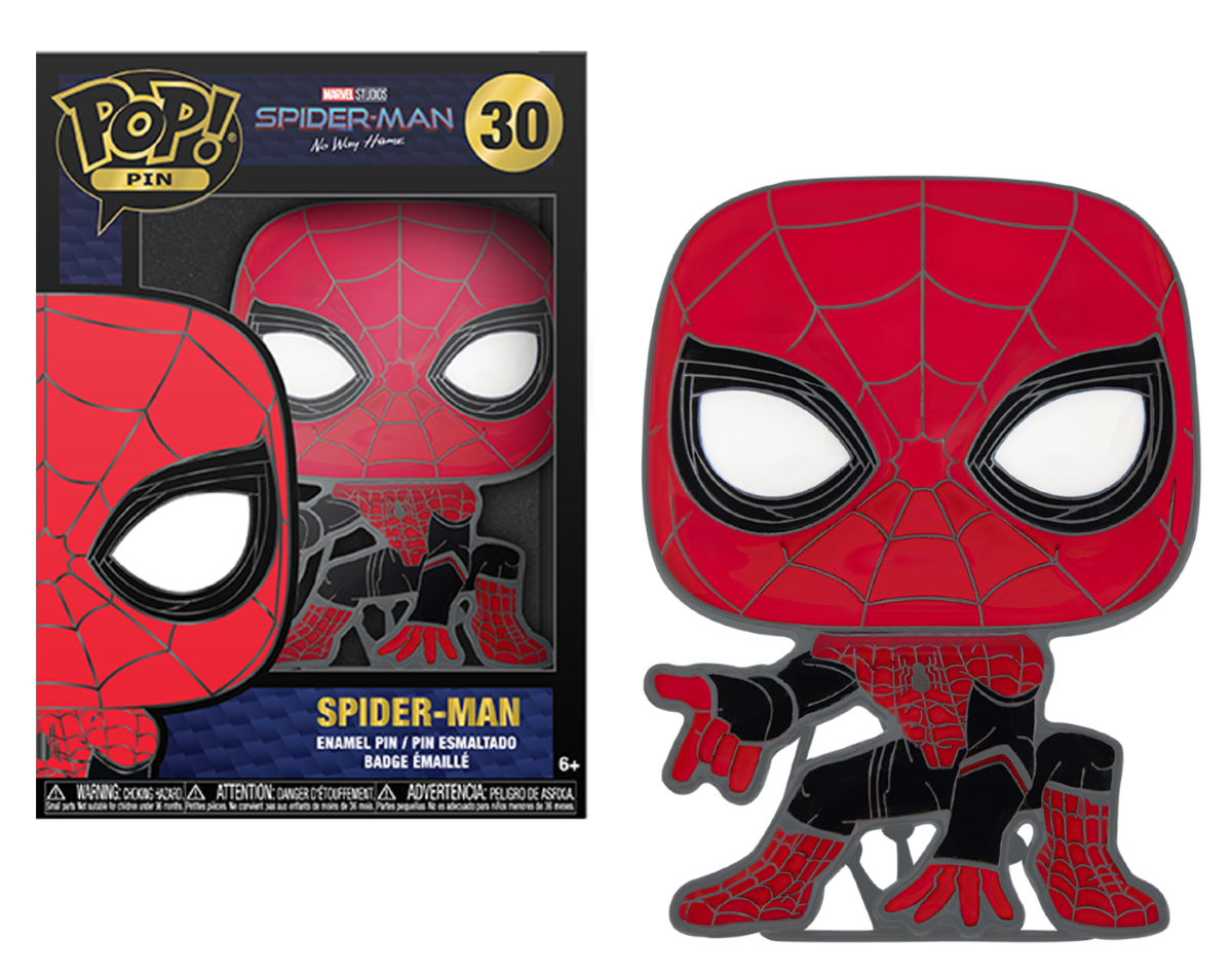 pop pin spider man glow 30