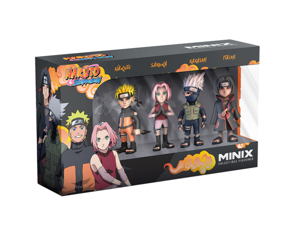 Confezione da 4 statuette - Naruto Shippuden 