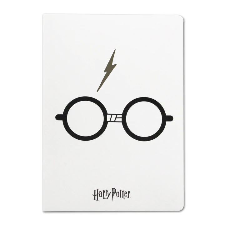 Harry Potter Notebook - Lightning and Glasses 