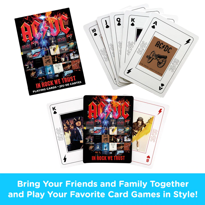 Jogo de cartas AC/DC - In Rock We Trust
