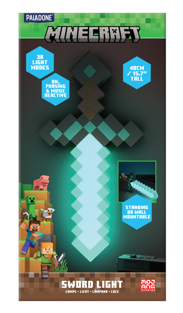 Minecraft Lamp - Diamond Sword