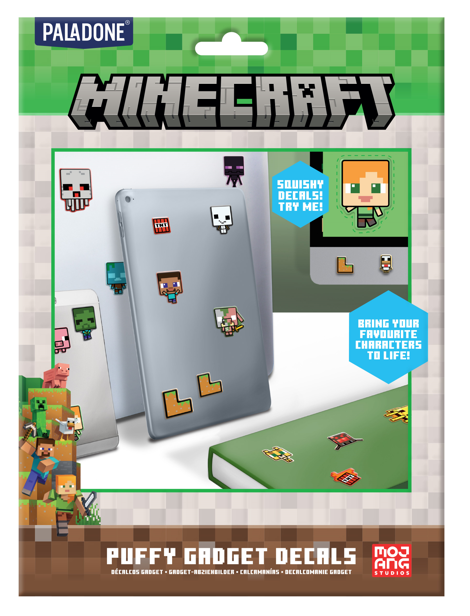 Autocolantes 3D Minecraft Puffy – Paladone