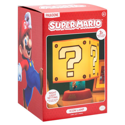 Lámpara de Nintendo - Icono de Super Mario