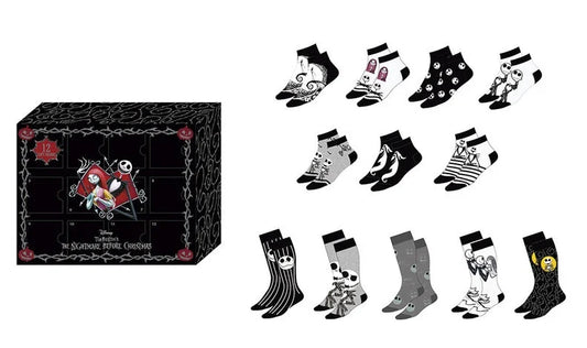 Gift Box Calendar The Nightmare Before Christmas - 12 Pairs of Socks