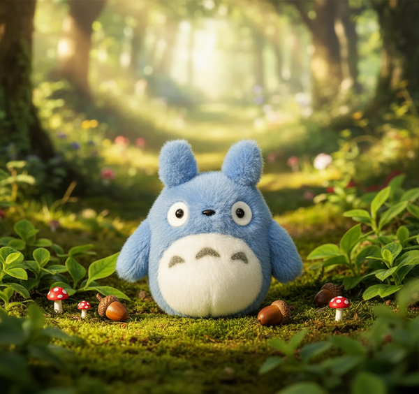 Peluche Totoro blu 