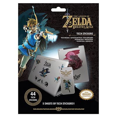 Paquete de pegatinas tecnológicas: La leyenda de Zelda 