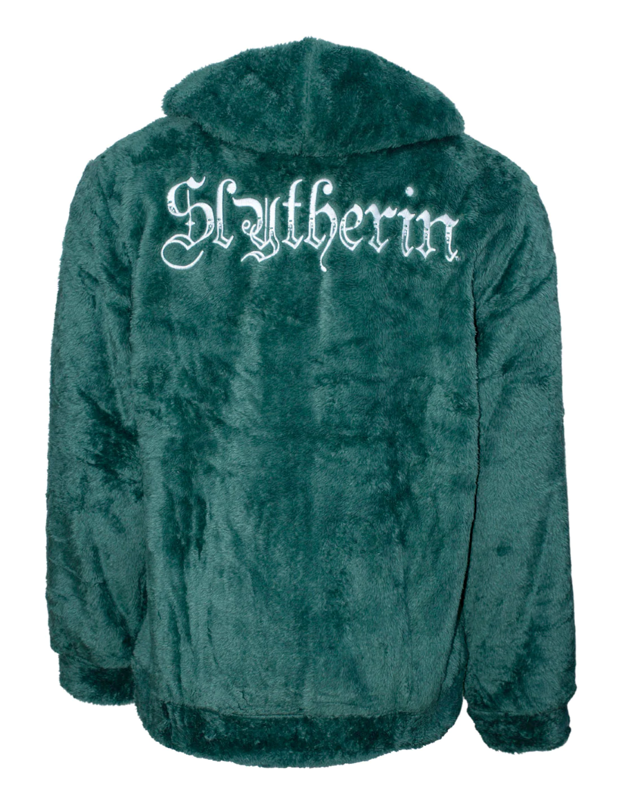 Sweat Fluffy à Capuche - Serpentard