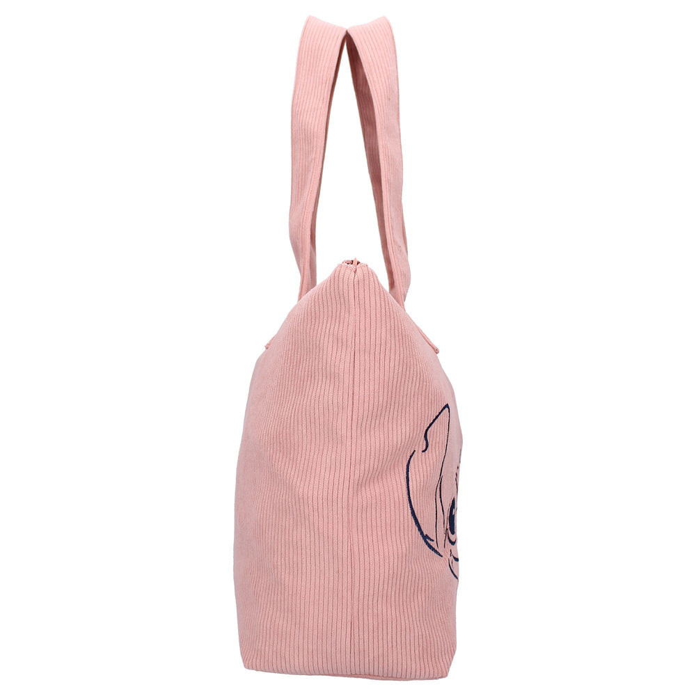 Borsa tote in velluto con cuciture - Obsessed