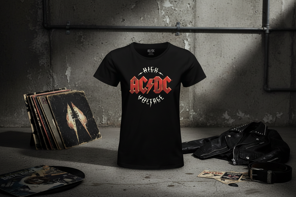 T-Shirt Femme AC/DC - High Voltage
