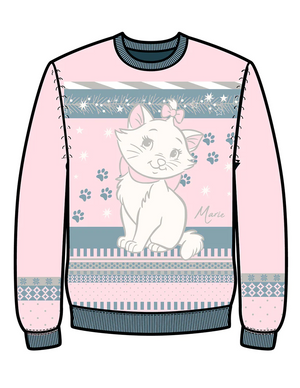 Suéter navideño para mujer de Los Aristogatos - Marie