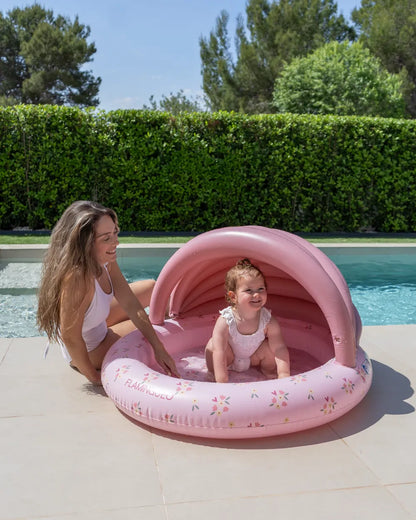 Children's Mini Pool with Canopy for Garden - PETUNIA