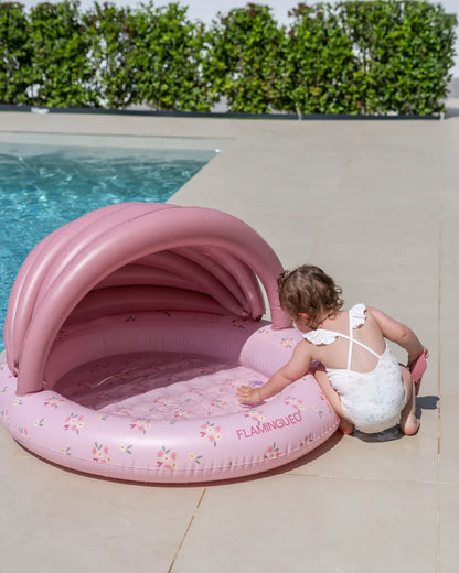 Children's Mini Pool with Canopy for Garden - PETUNIA
