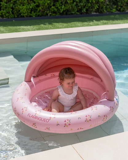 Children's Mini Pool with Canopy for Garden - PETUNIA