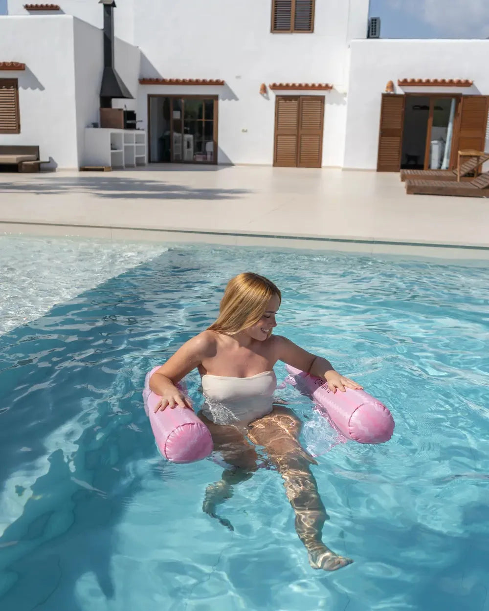 Hamaca flotante para piscina con rejilla – BOOGIE