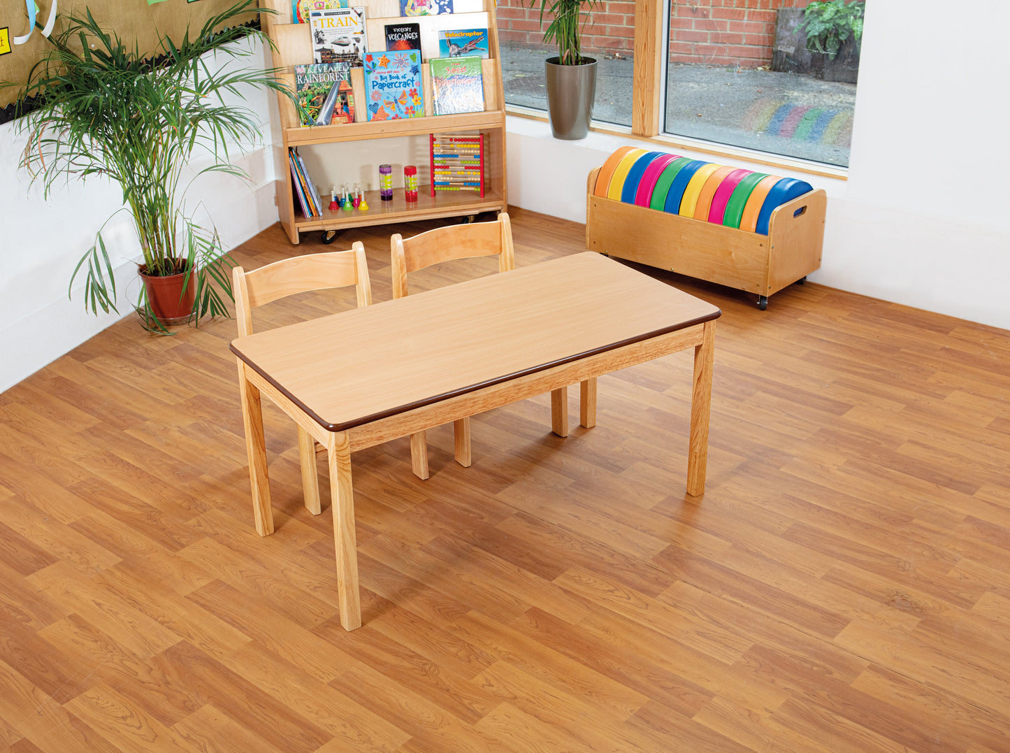 Tuf Class™ Rectangular Table Beech - Size Mark 4