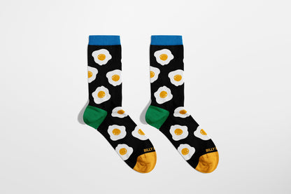 👨‍👩‍👧 Family Socks Pack – Dad & Mini Yolk 🍳 + Mom & Mini Avo 🥑